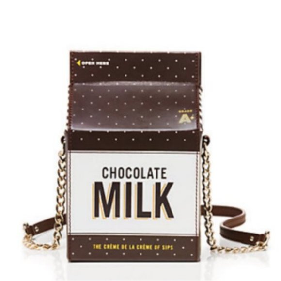 kate spade Handbags - Kate Spade Creme De La Creme Chocolate Milk Container Crossbody bag purse